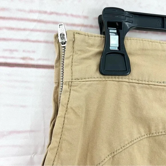 Asos Design Y2K Lace Up Detail Retro High Rise Flare Pants in Beige Stone - Picture 10 of 13